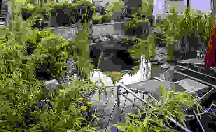 Jacuzzi Mit Gartenteich Fur Ungetrubten Badespass By Gardscape Private Gardens By Christoph Harreiss Homify