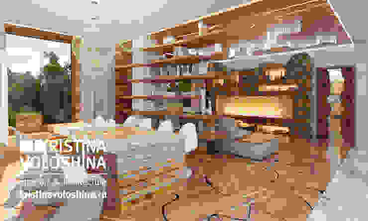 интерьер в экостиле, kristinavoloshina kristinavoloshina Modern living room