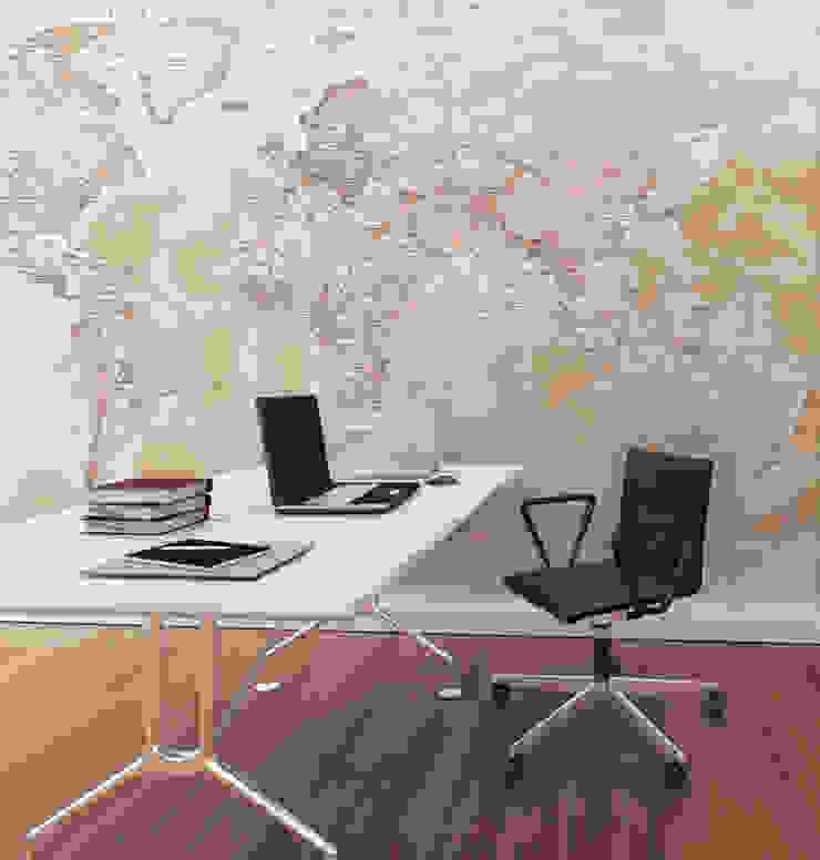 World Map Wallpaper Love Maps On Ltd. Minimalist study/office Accessories & decoration