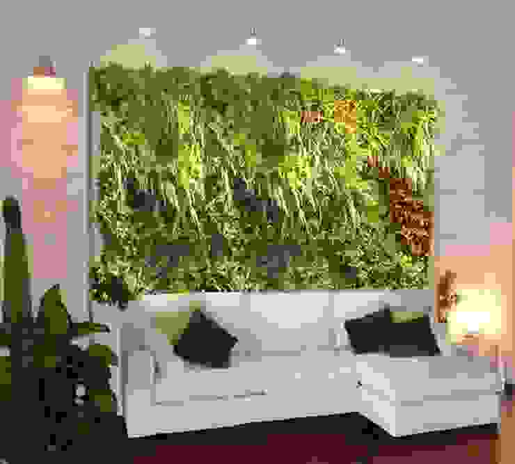 Living Room, Dotto Francesco consulting Green Dotto Francesco consulting Green Innengarten Raumbegrünung
