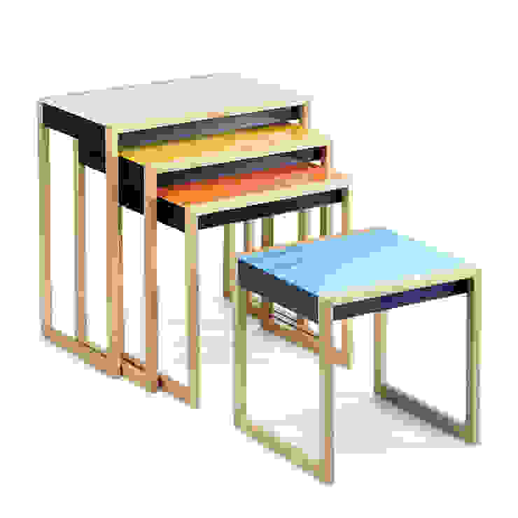 Josef Albers - Nesting Tables Connox Klassische Wohnzimmer Couch- und Beistelltische