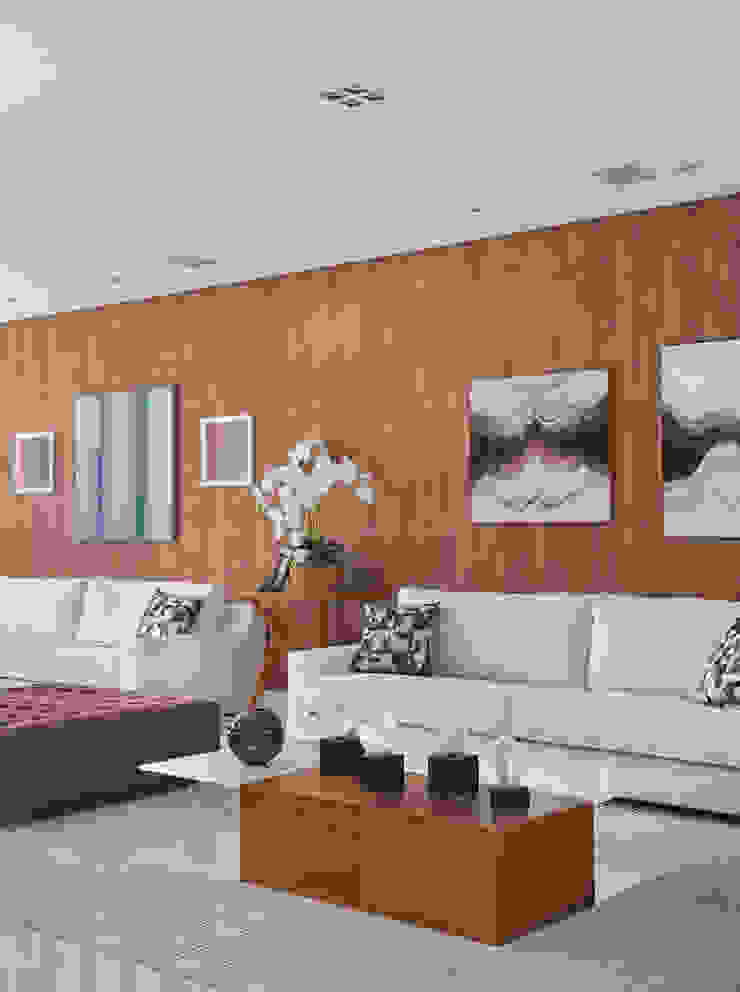 Casa Luxo Carolina Mendonça Projetos de Arquitetura e Interiores LTDA Salas de estar modernas