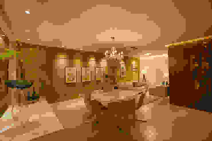 Salas de estar ecléticas por Passo3 Arquitetura Eclético