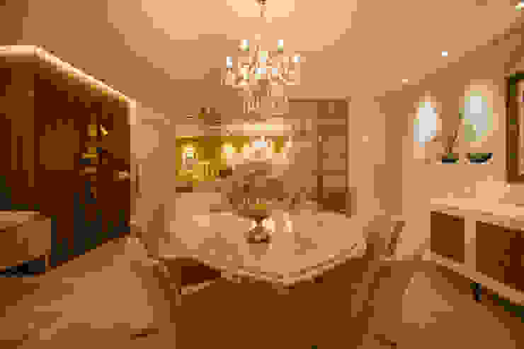 Salas de estar ecléticas por Passo3 Arquitetura Eclético