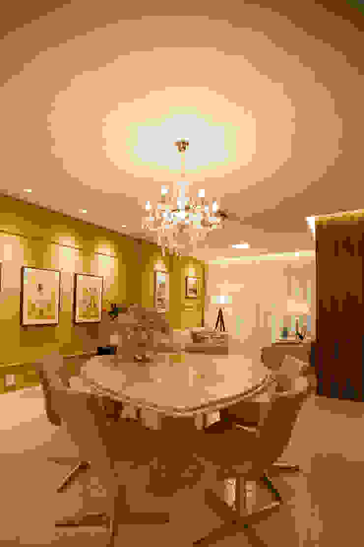 Salas de estar ecléticas por Passo3 Arquitetura Eclético