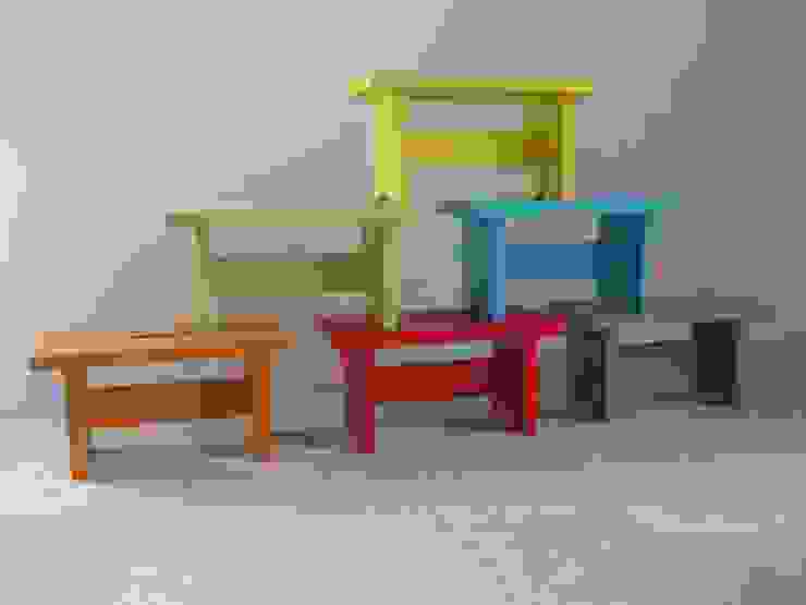 Petit Banc En Bois Massif Colore Homify