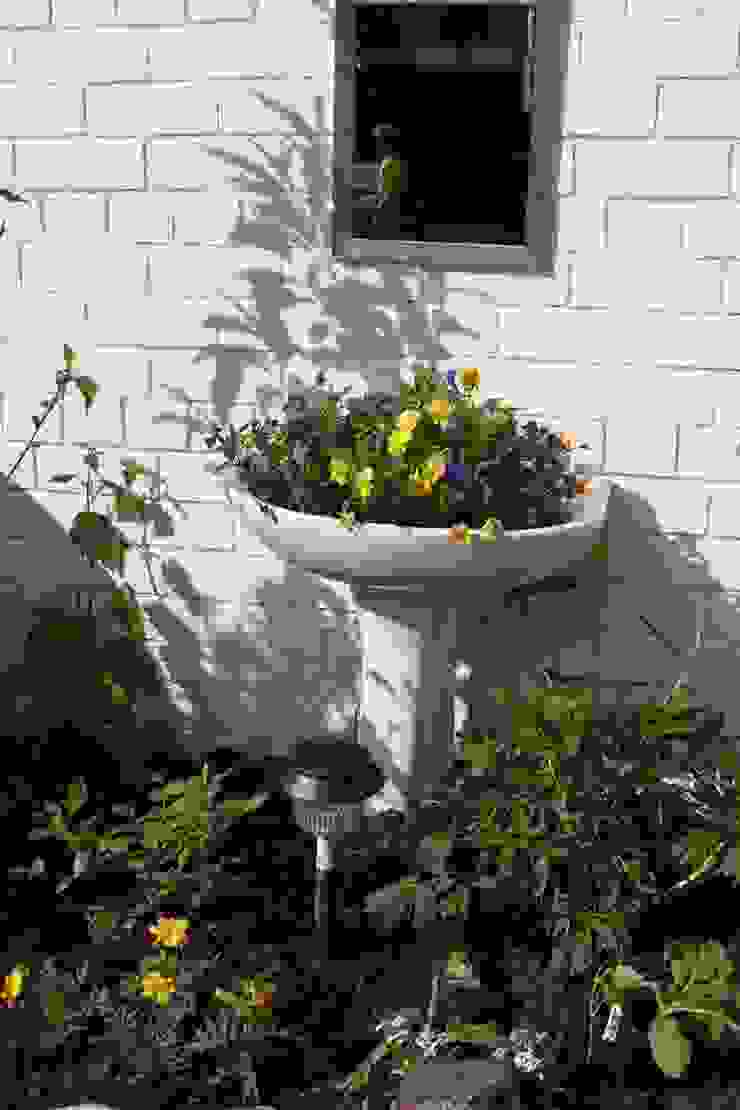 Washbasin planter Donna Walker Design Eclectic style garden
