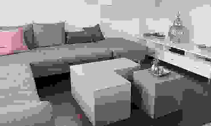 Couchtisch aus Beton CUBES, Form in Funktion / UrbanDesigners Form in Funktion / UrbanDesigners Moderne Wohnzimmer Couch- und Beistelltische