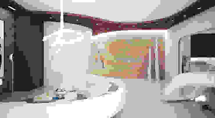 Salas de estar minimalistas por Студия Максима Рубцова. Minimalista