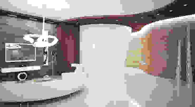 Salas de estar minimalistas por Студия Максима Рубцова. Minimalista