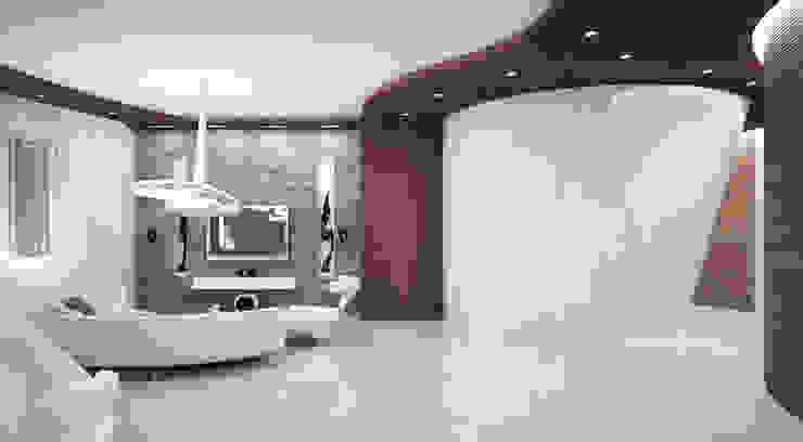 Salas de estar minimalistas por Студия Максима Рубцова. Minimalista