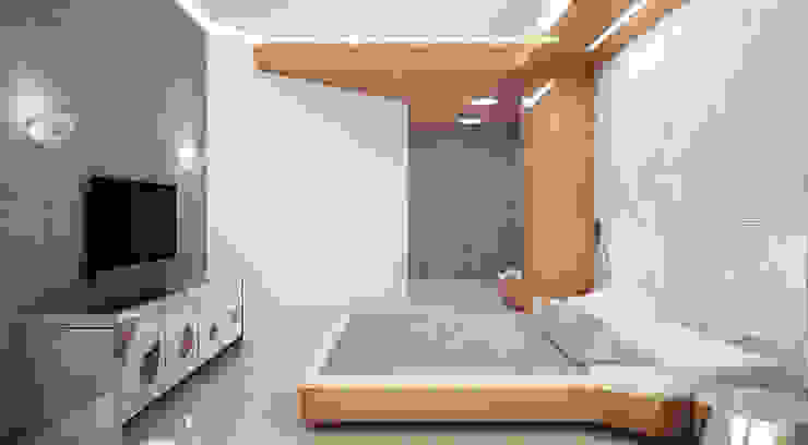 Quartos minimalistas por Студия Максима Рубцова. Minimalista