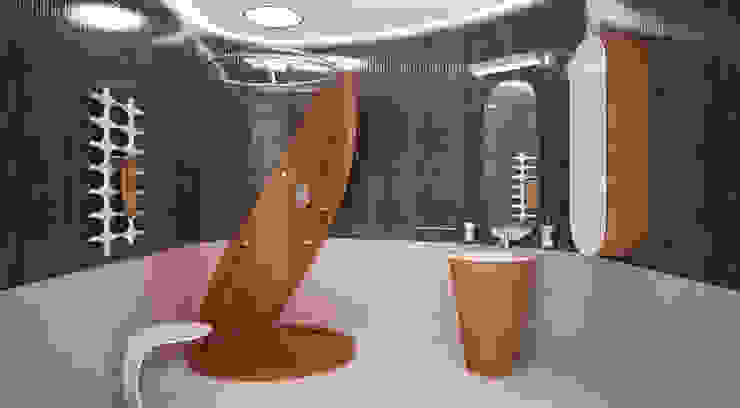 Casas de banho minimalistas por Студия Максима Рубцова. Minimalista