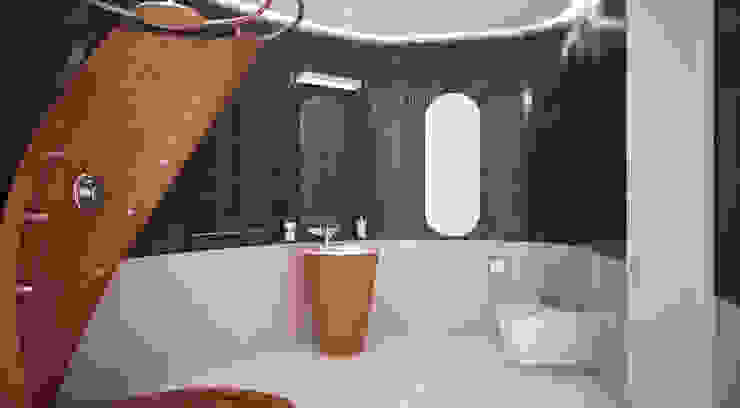 Casas de banho minimalistas por Студия Максима Рубцова. Minimalista