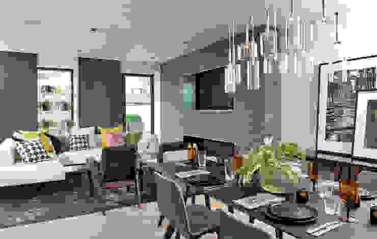 Roman House Penthouse The Manser Practice Architects + Designers Modern living room