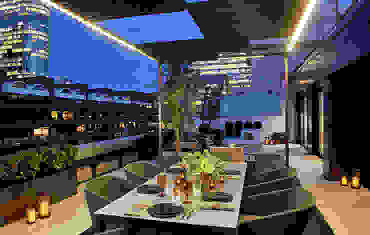 Roman House Penthouse The Manser Practice Architects + Designers Patios