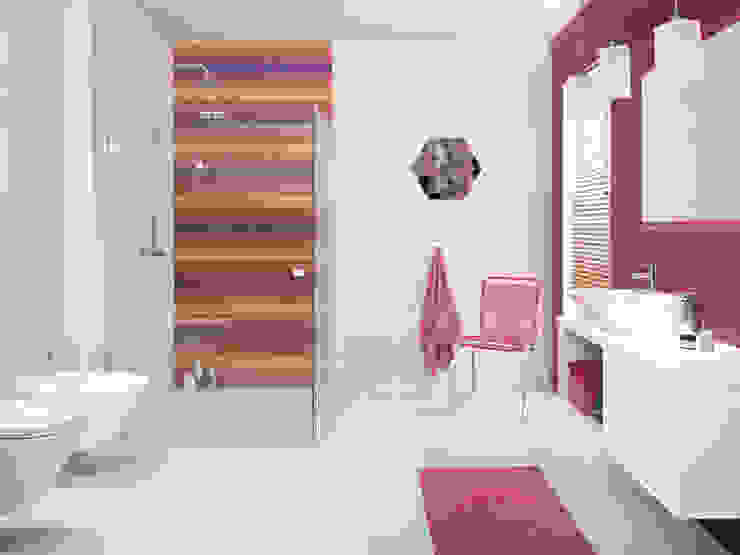 Ceramika Paradyż Eclectic style bathroom