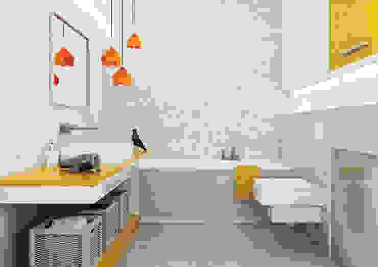 Ceramika Paradyż Eclectic style bathroom