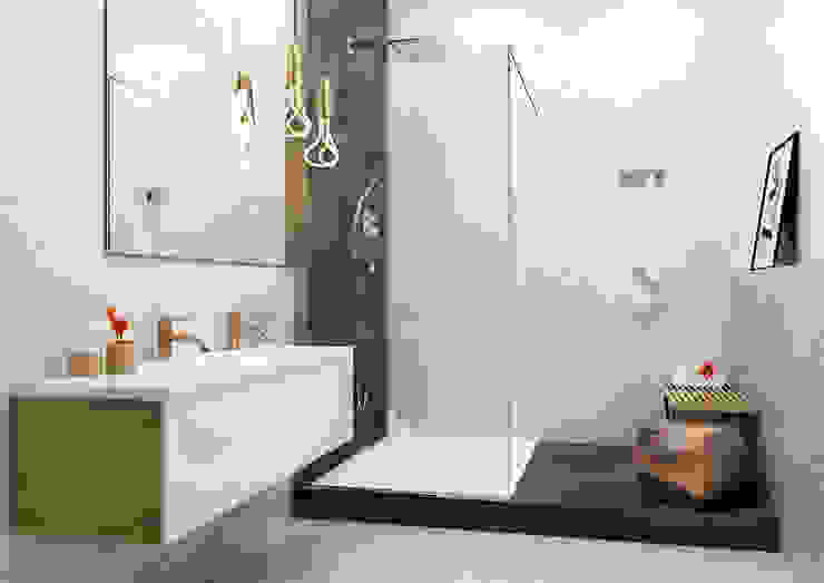 Ceramika Paradyż Eclectic style bathroom