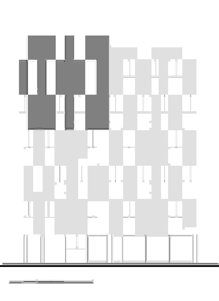 Tadeo 4909_2 Proyecto.Cafeina Industriële huizen Glas Grijs