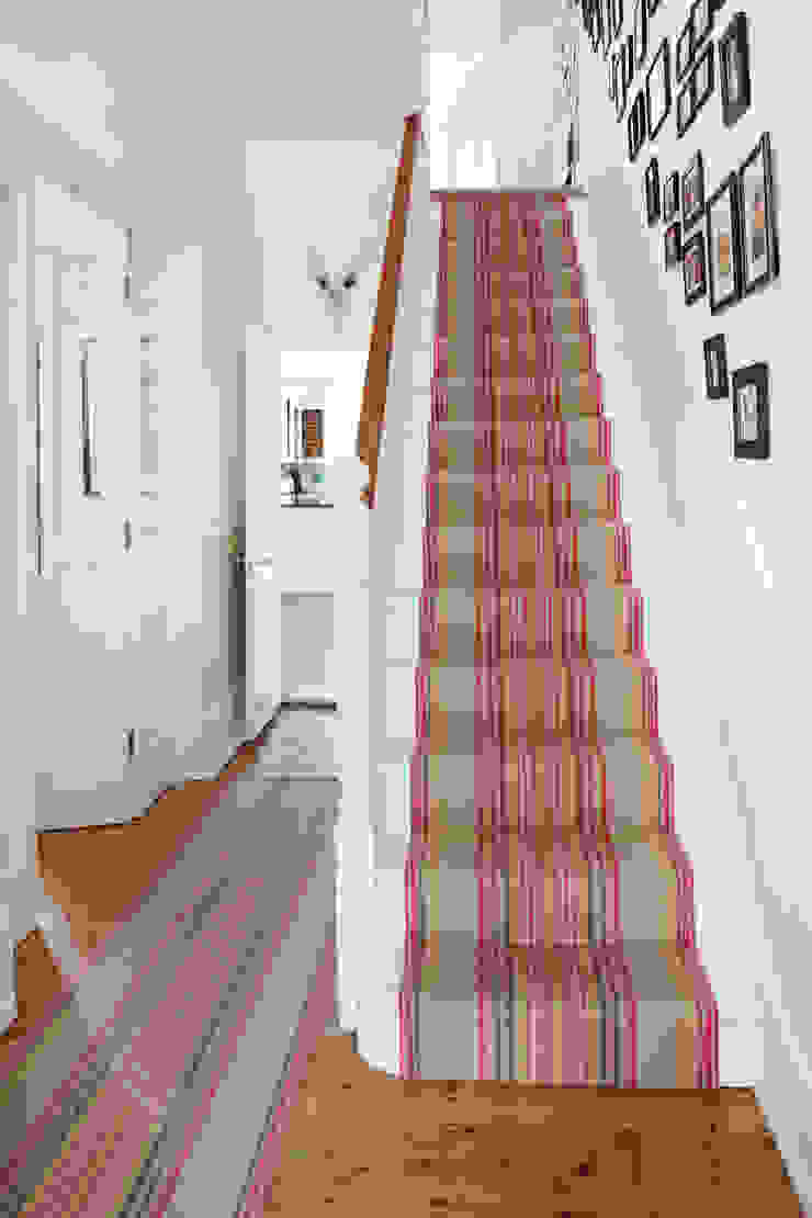 Roger Oates Chatham Mallow stair runner Roger Oates Design Modern corridor, hallway & stairs