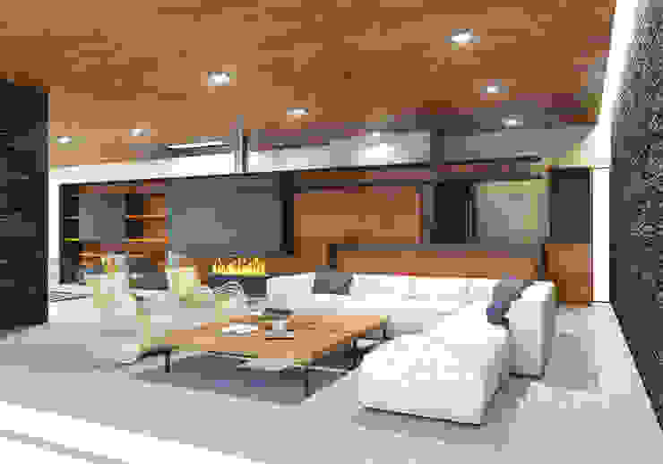 Casa EF, Taller Habitat Arquitectos Taller Habitat Arquitectos Modern living room