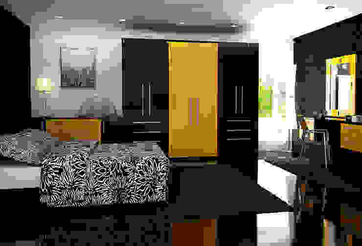 Milan Fitted Bedroom Furniture homify Kamar Tidur Modern Wardrobes & closets