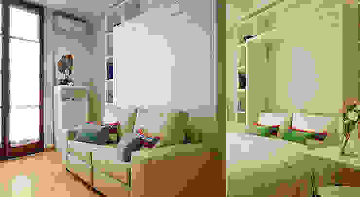 DEPARTAMENTO 18 M2, MinBai MinBai Minimalistische Arbeitszimmer Aufbewahrungen