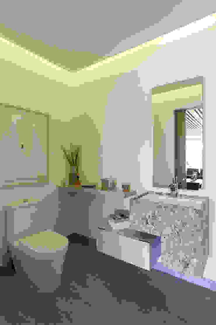 DEPARTAMENTO EN BOSQUE REAL, HO arquitectura de interiores HO arquitectura de interiores Modern bathroom