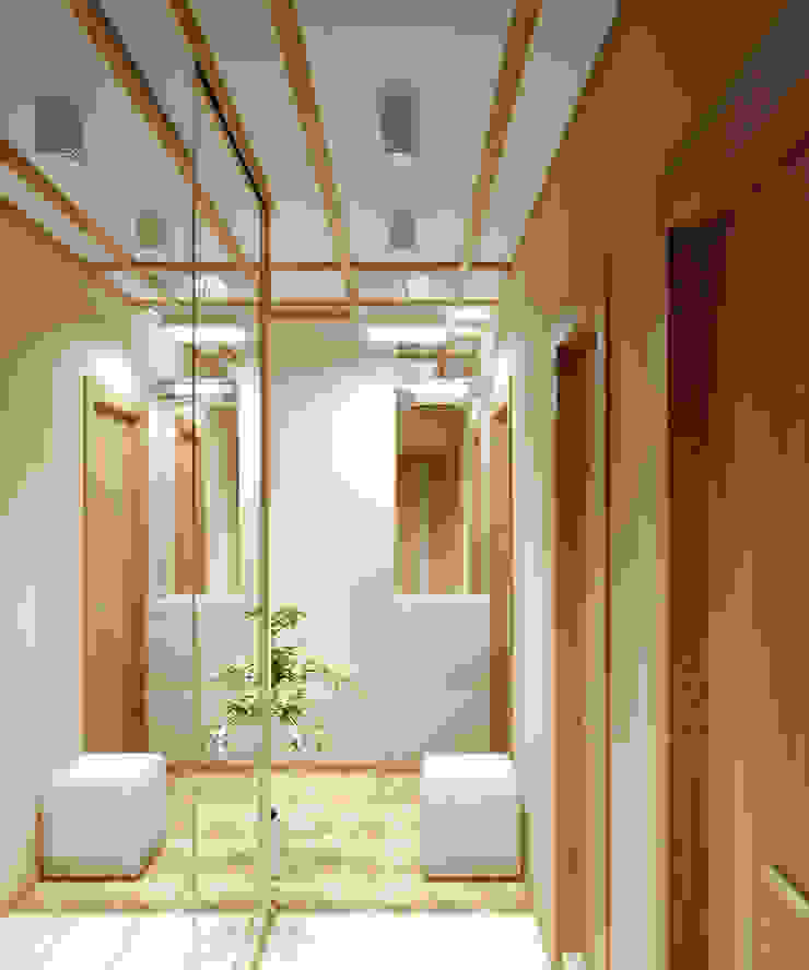 Симуков Святослав частный дизайнер интерьера Ingresso, Corridoio & Scale in stile asiatico Beige