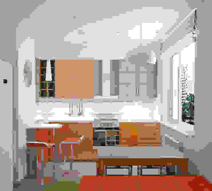 Симуков Святослав частный дизайнер интерьера Cucina in stile asiatico Arancio