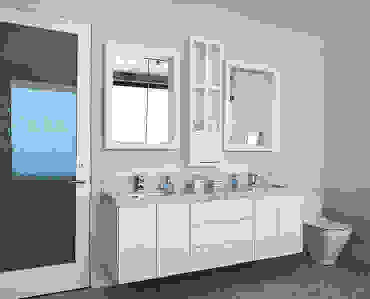 Casas de banho modernas por Erika Winters® Design Moderno