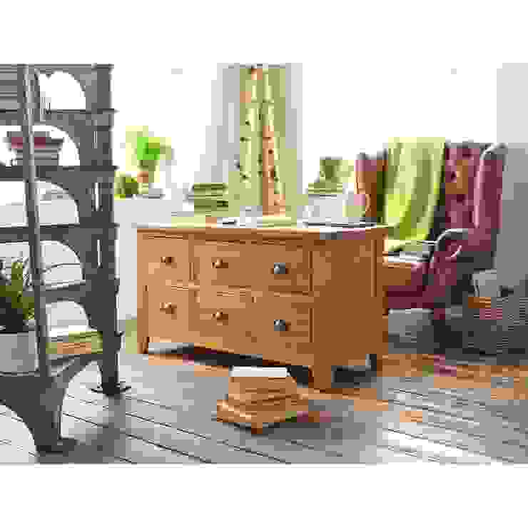 Oakland Multi Drawer Coffee Table The Cotswold Company Salas de estar campestres Madeira