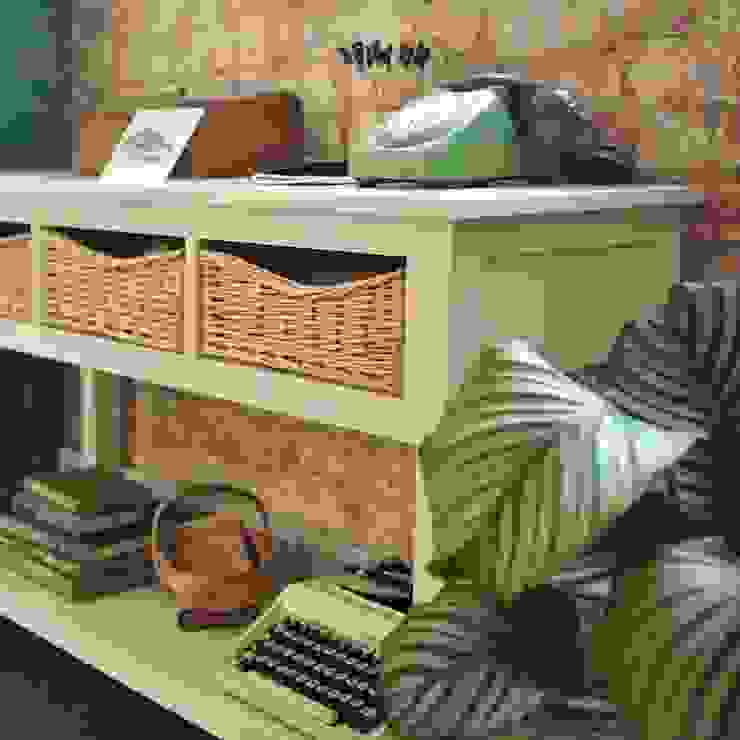 Farmhouse Ivory Console Table The Cotswold Company Salas de estar campestres Madeira