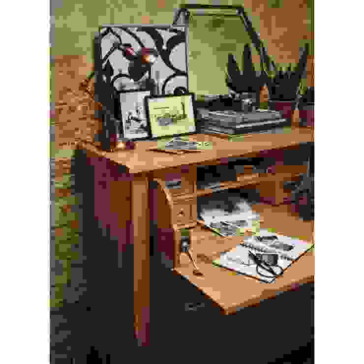 Light Oak Hidden Bureau The Cotswold Company Escritórios campestres Madeira