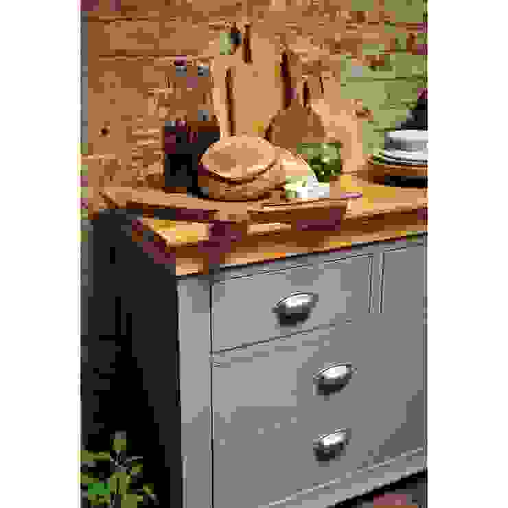 Henley Grey 3 Over 4 Chest The Cotswold Company Salas de jantar campestres Madeira Cinza