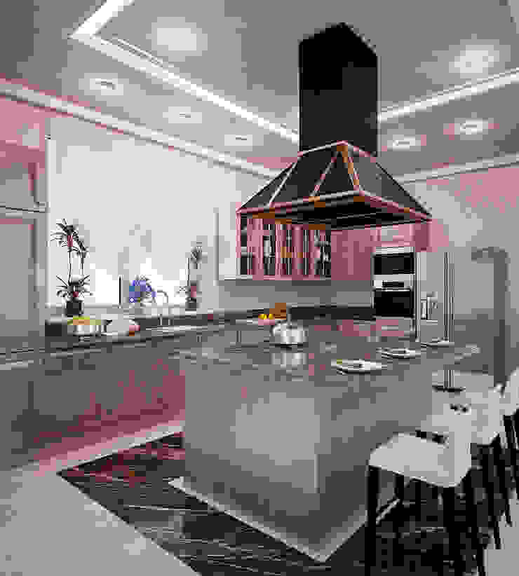 Grand Villa Shtantke Interior Design Klasyczna kuchnia