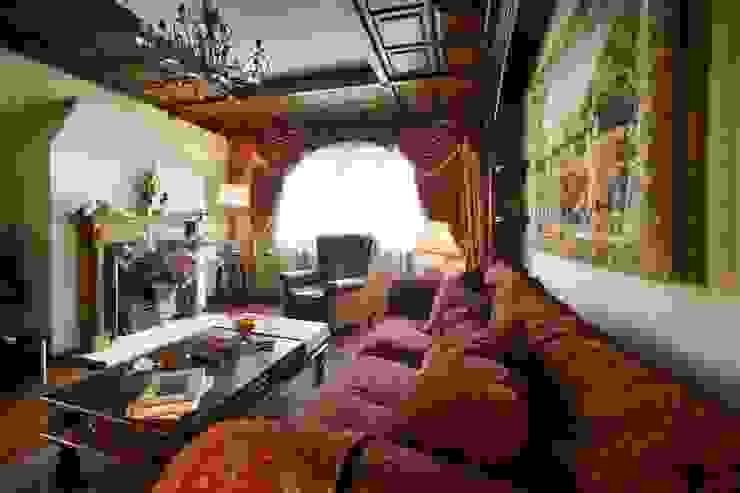 Salas de estar rústicas por RRdesign Rústico