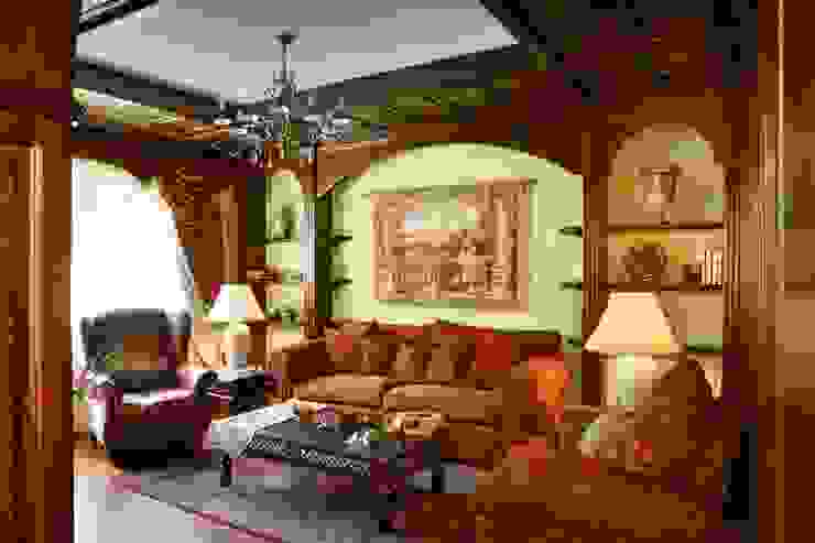 Salas de estar rústicas por RRdesign Rústico