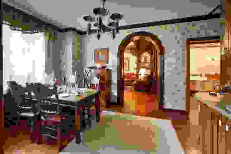 Salas multimédia rústicas por RRdesign Rústico