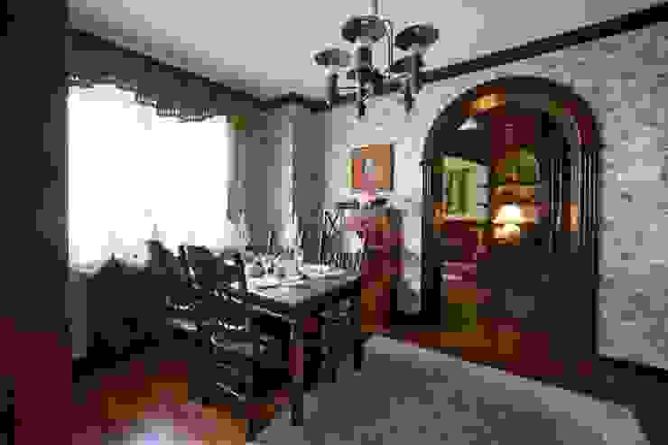 Salas multimédia rústicas por RRdesign Rústico