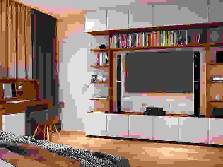 Quartos modernos por Tatiana Zaitseva Design Studio Moderno