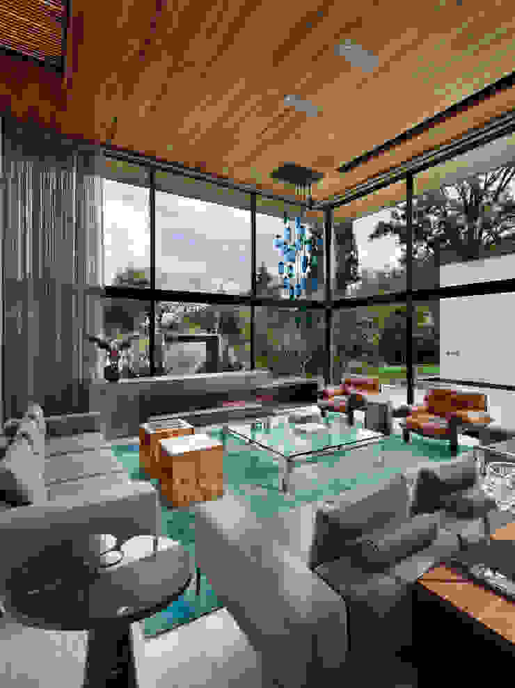Casa de la Luz , C Cúbica Arquitectos C Cúbica Arquitectos Moderne Wohnzimmer