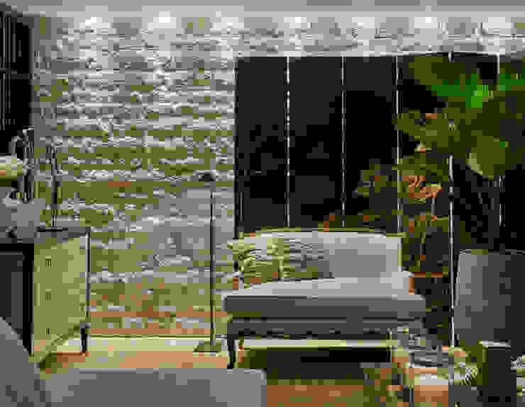 Refúgio na Montanha - Casa Cor MG 2014, Gláucia Britto Gláucia Britto Salas de estilo rústico