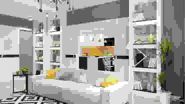 BRO Design Studio Minimalist living room