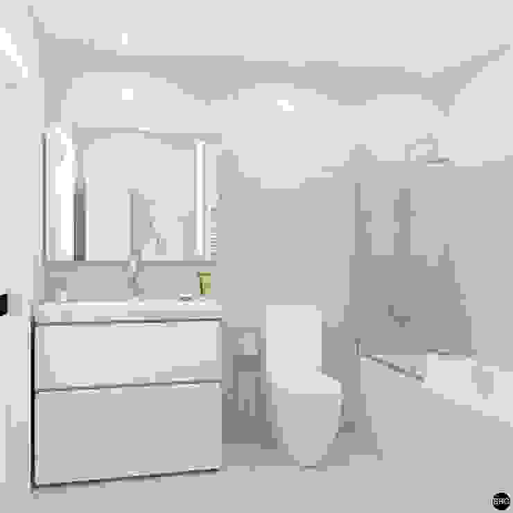 BRO Design Studio Minimalist style bathroom