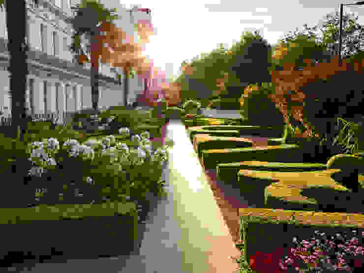 The Lancasters, London Bowles & Wyer Taman Gaya Eklektik