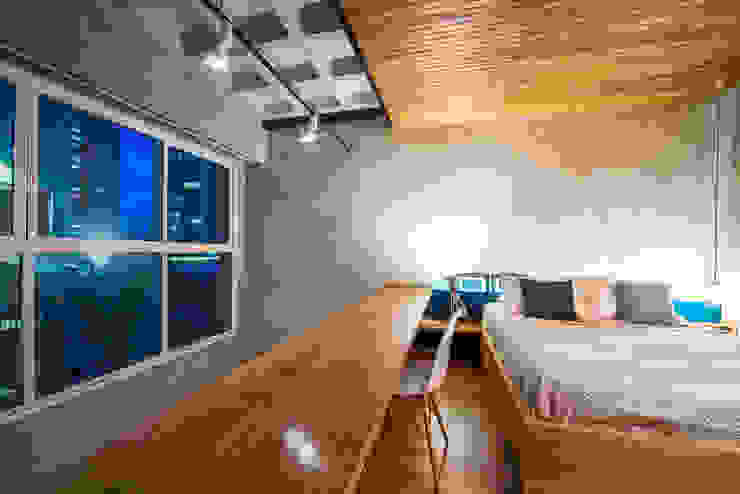 Casa100 Arquitetura Kamar Tidur Modern