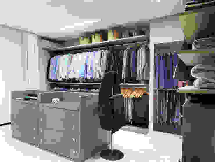 BRENO SANTIAGO ARQUITETURA E INTERIORES Vestidores y placares de estilo moderno