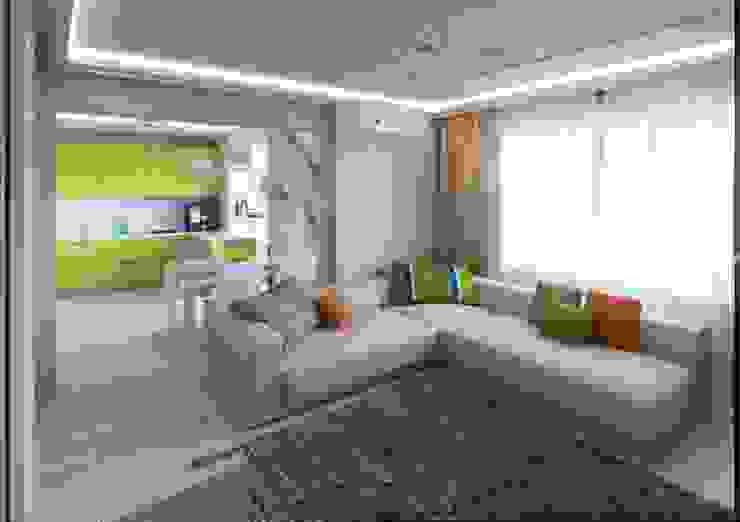 Дизайн интерьера квартиры 90кв.м в г.Саратове на ул.Шелковичной-2, hq-design hq-design Moderne Wohnzimmer